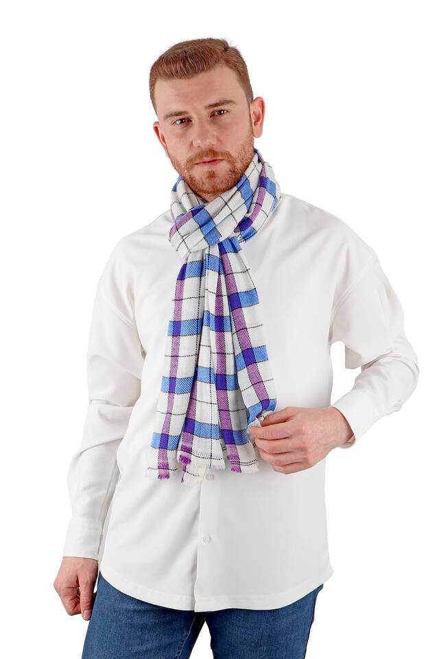 وشاح من الصوف العريض للرجال من ساكس - 2