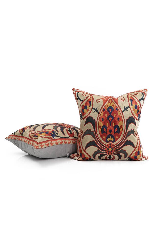 مجموعة عداء برتقالي مخملي - 3