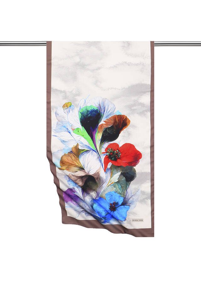 المنك الخشخاش نمط حريري الفولار - 1