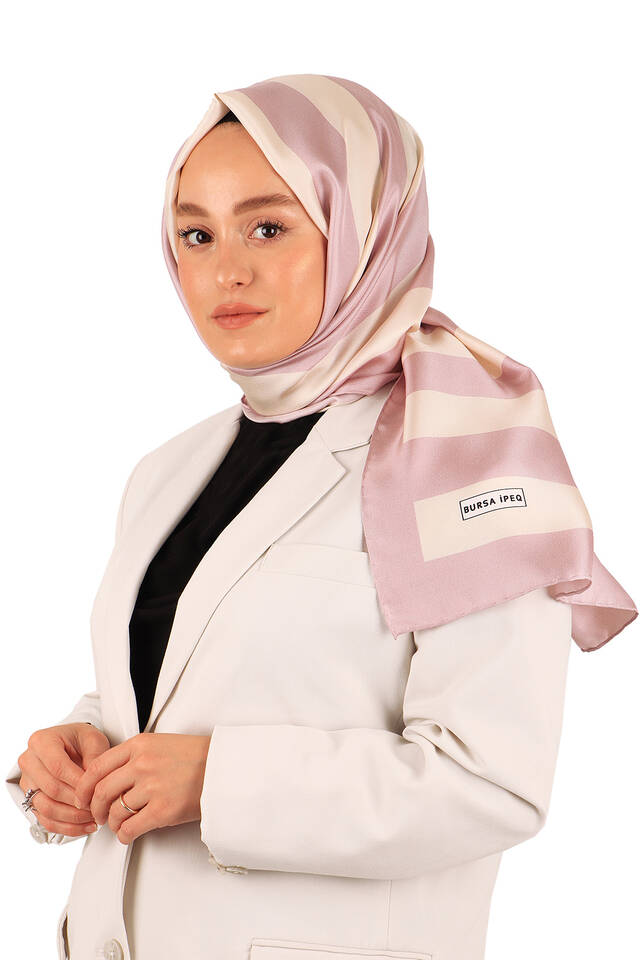 مسحوق شريطية نمط حك الحرير وشاح - 3