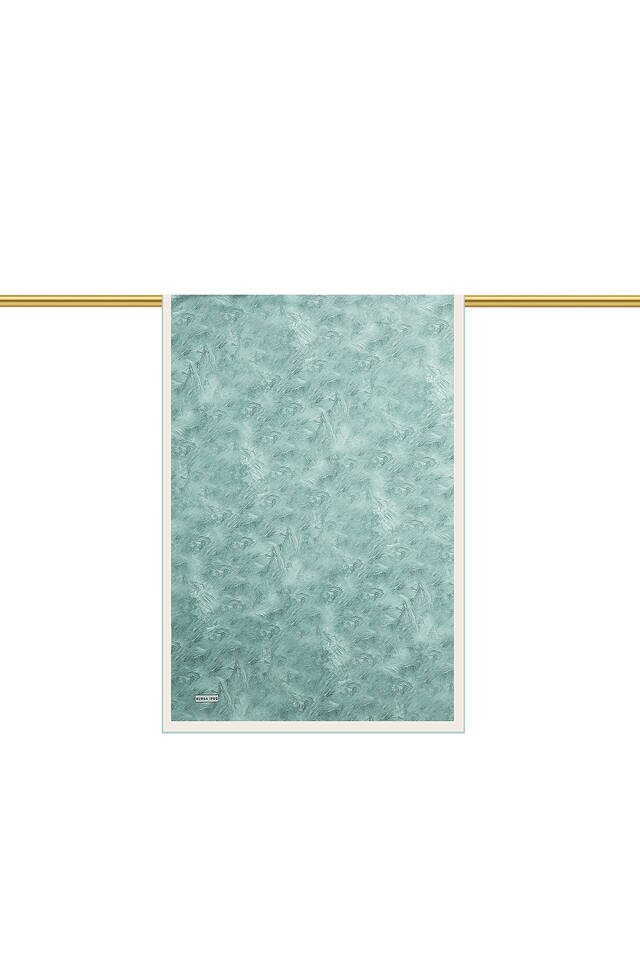 وشاح حريري بنمط فرشاة النعناع - 2