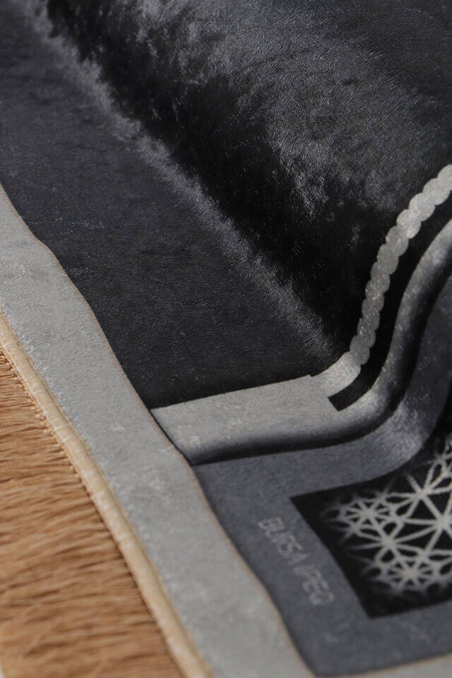 سجادة صلاة من المخمل أنثراسايت - 2