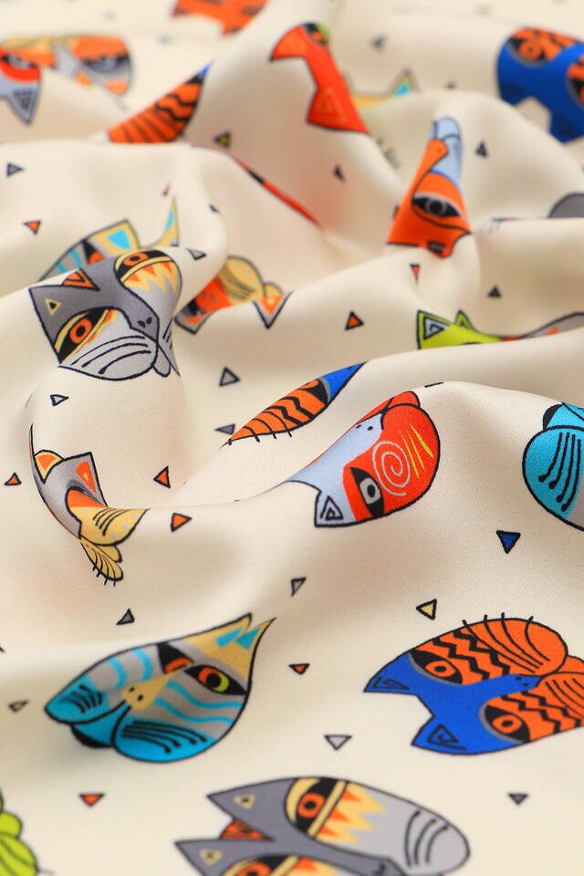 مربع جيب حريري مزخرف باللون الأصفر الفيروزي - 3