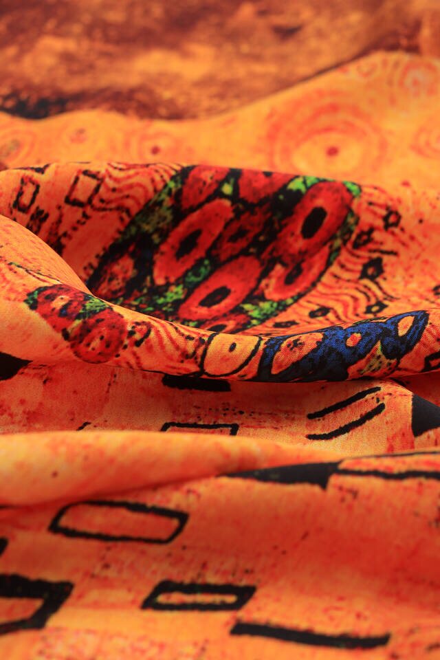 كيس أصفر حريري للجيب - 3