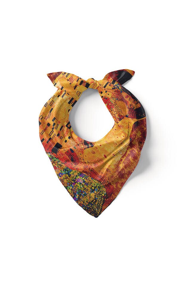 كيس أصفر حريري للجيب - 2