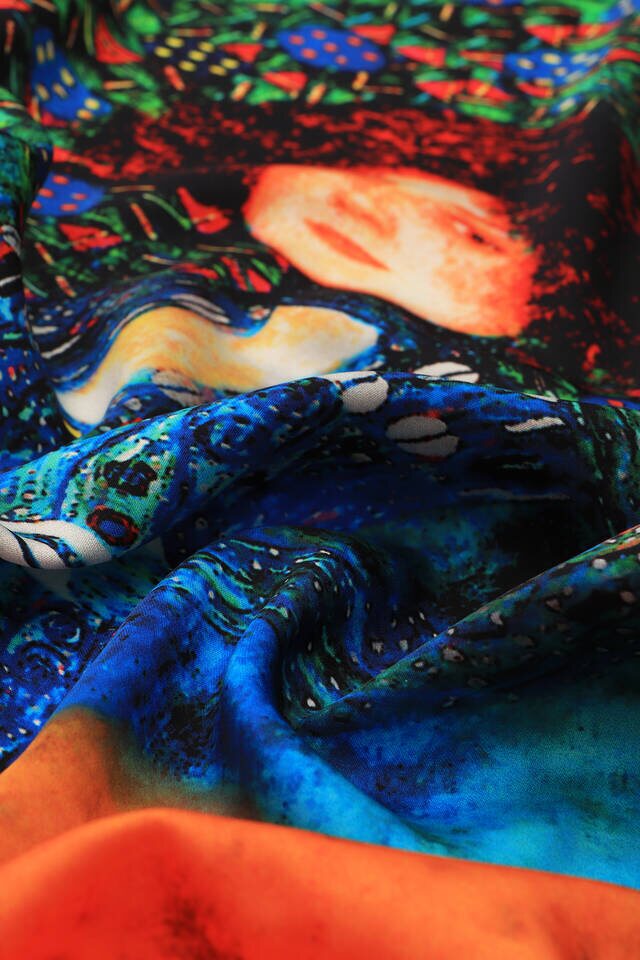 ماء أخضر Emile Flöge مربع جيب حريري - 3