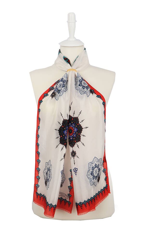 فولار حرير فوال أحمر ساكس كور 