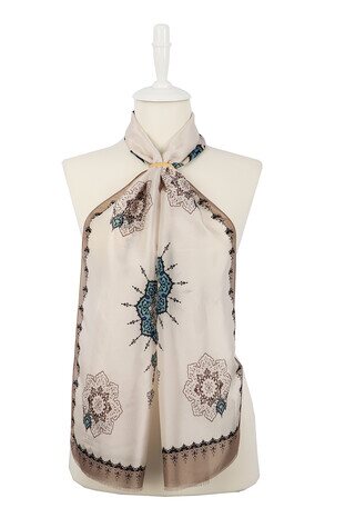 مينك براون بطن فوال حرير فولارد 