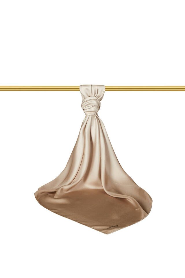 وشاح مربع حرير متدرج من الحجر المتدرج - 2