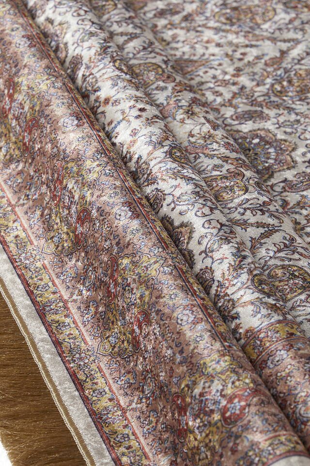 سجادة صلاة السلمون المخملية - 2