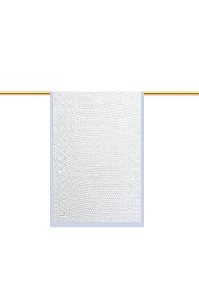 الجليد الأزرق العسل نمط حك الحرير وشاح - 2