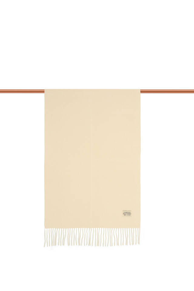 شال شتوي كريمي مزدوج الجوانب - 3