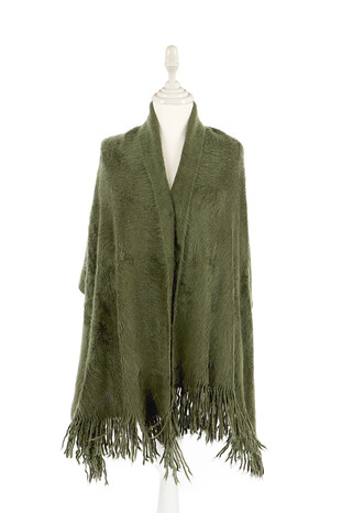 شال أنجورا كاكي 