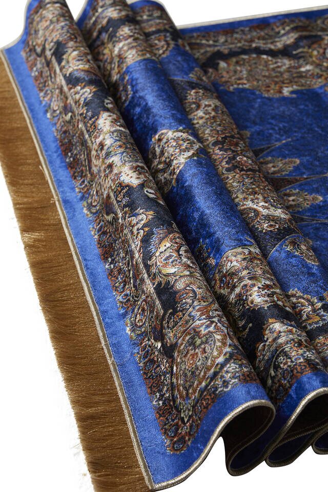 سجادة صلاة من المخمل ساكس - 3