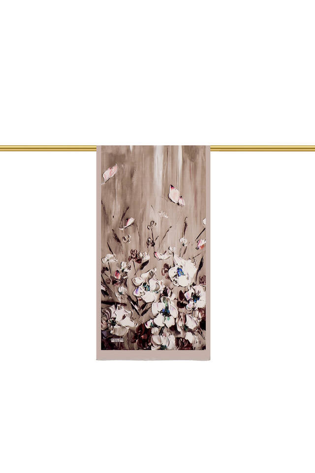 فولارد من الحرير بنمط شقائق النعمان الحجرية - 2