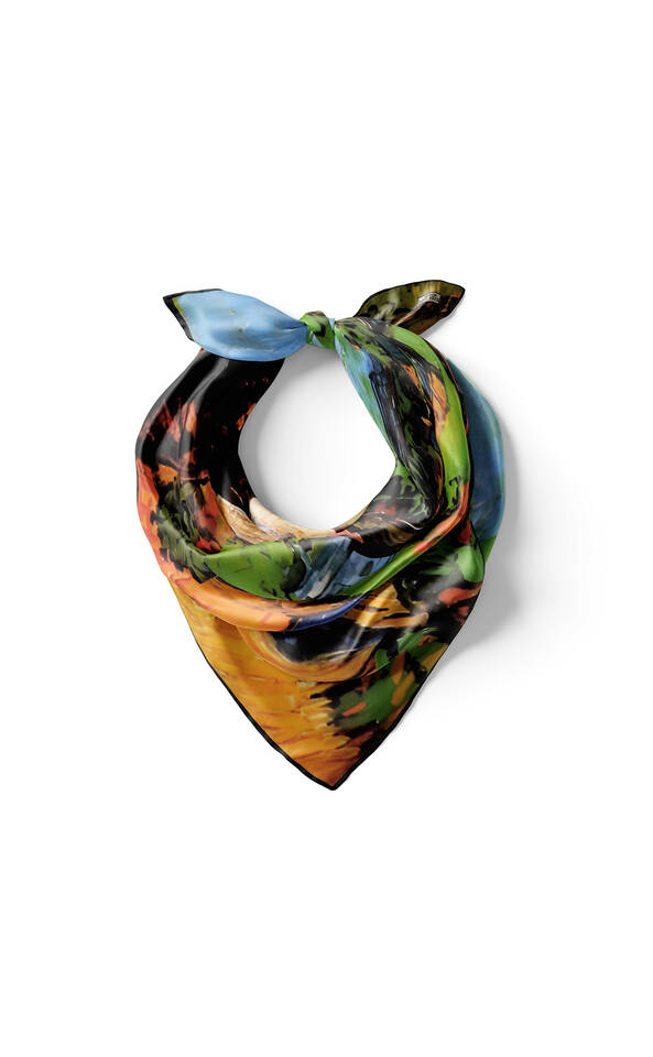 طابا هوم نمط الحرير جيب مربع - 2