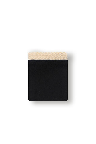 قفاز تقشير وتقشير الوجه باللون الأسود 