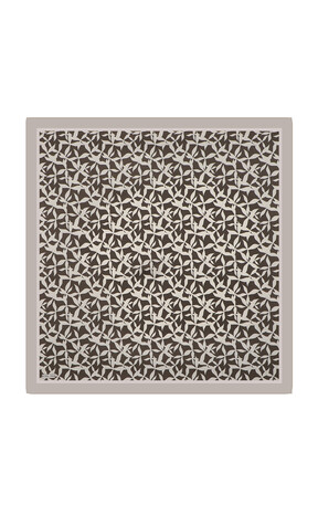 وشاح مربع من الحرير بنمط ستون بيا 