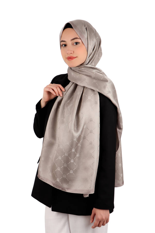 شال حرير بنمط سلسلة حجرية - 2