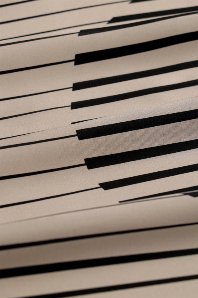 رمادي ديلا نمط سورا وشاح الحرير - 3