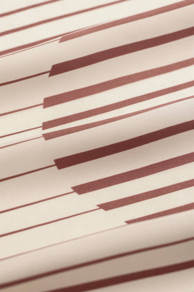 وشاح حرير سورا بنقشة ديلا البودرة - 3