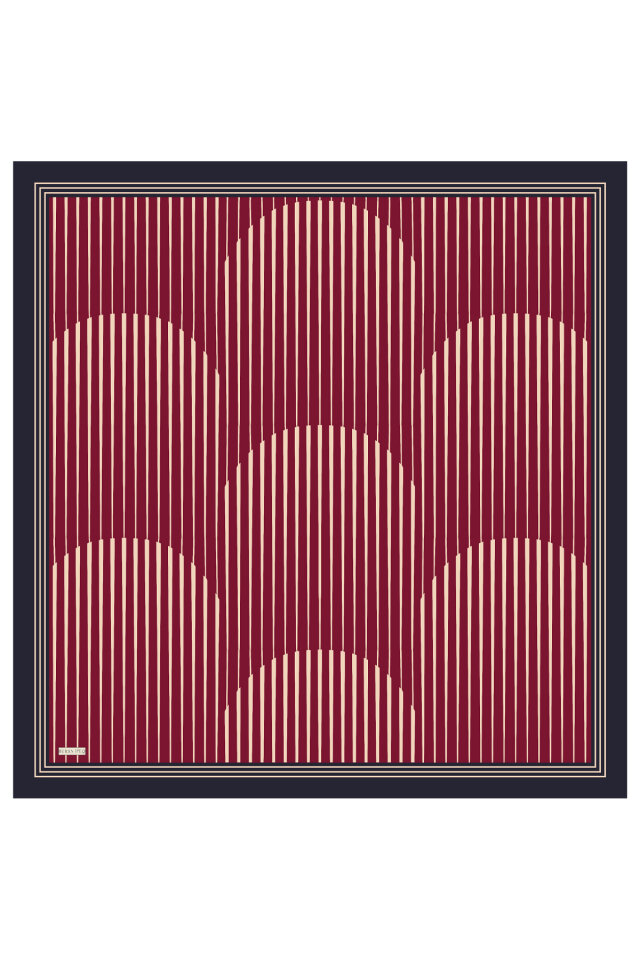 الكرز ديلا نمط سورة وشاح الحرير - 2