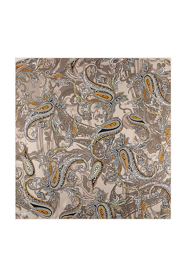 وشاح حريري مائل بنمط شال المنك 