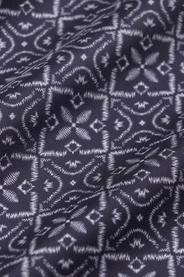 وشاح حريري منقوش بنقشة حلم الجمشت - 4