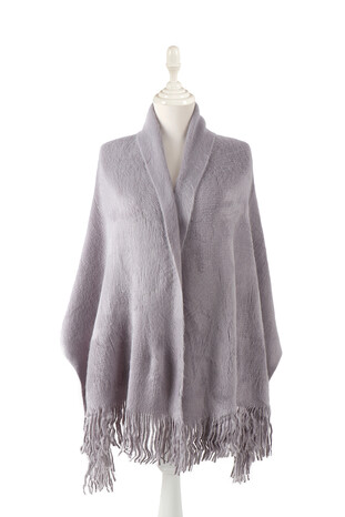 Gri Angora Şal 