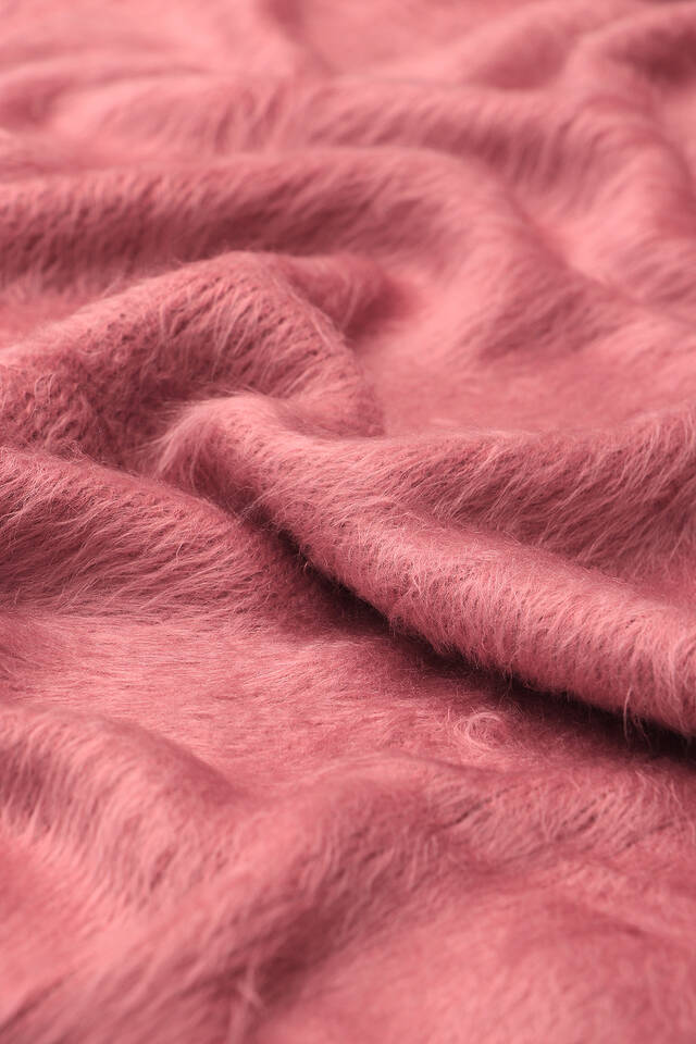 Gül Kurusu Angora Şal - 4