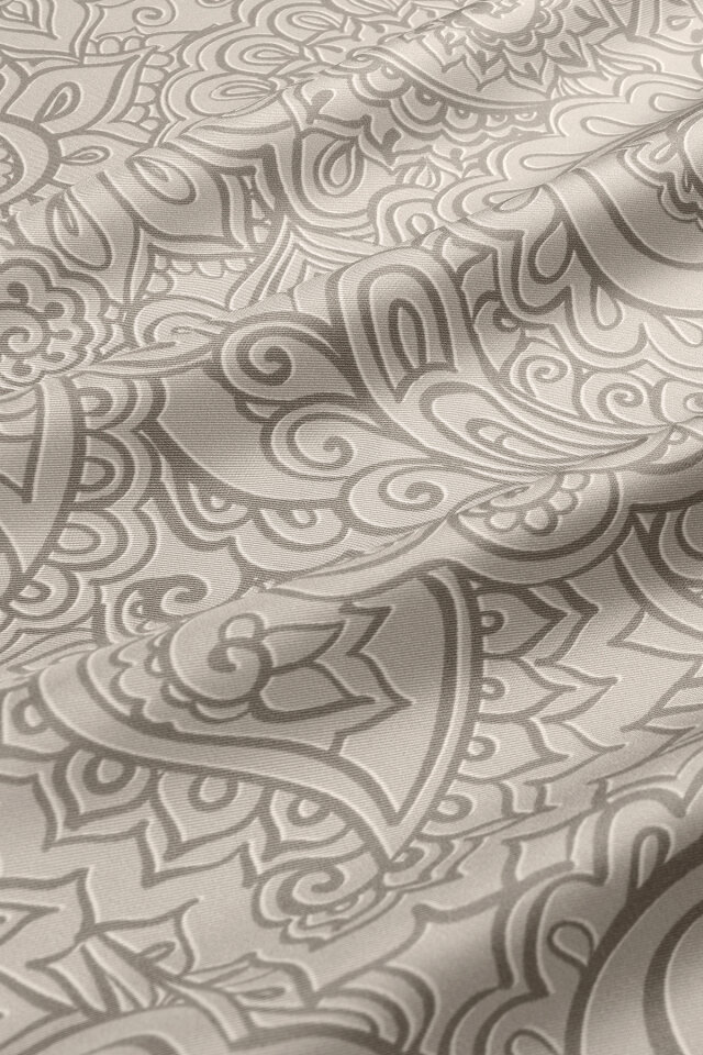 Stone Art Pattern Twill Silk Scarf - 4