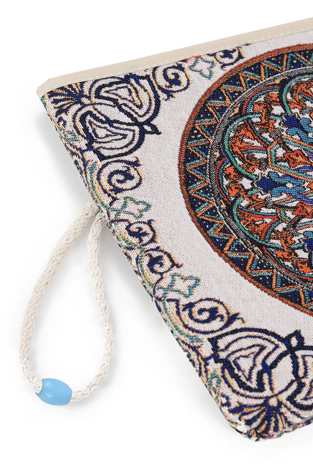 Authentic Pattern Tapestry Handbag - Bursa İpek