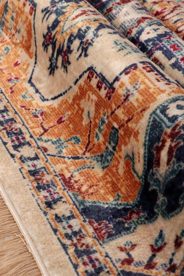 Bej Bambu Halı Seccade - 2