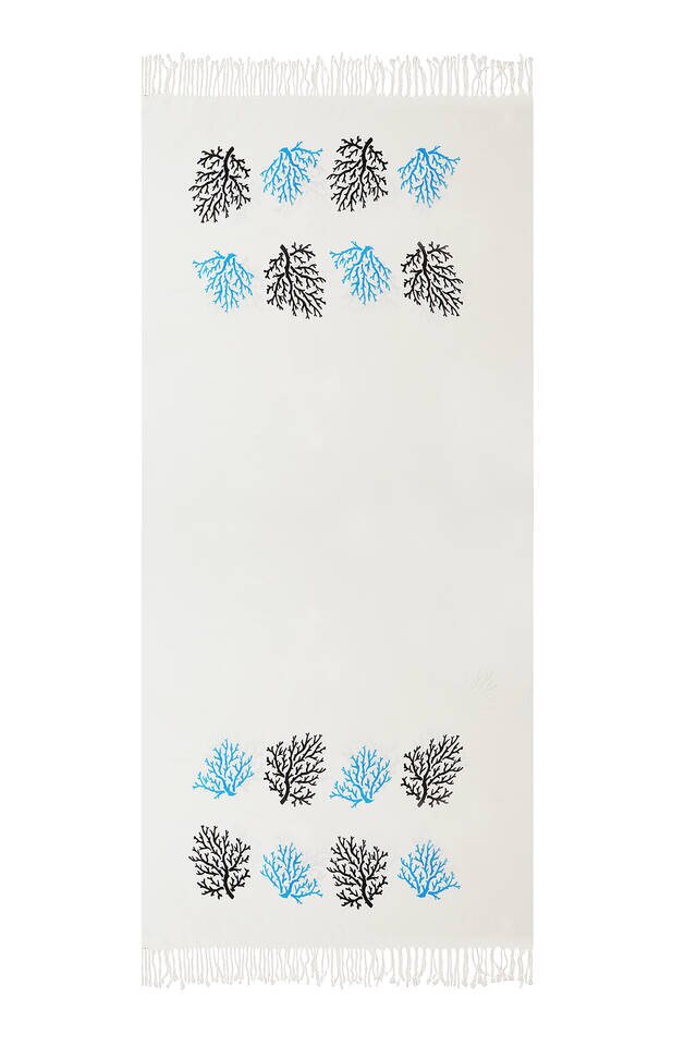 Black Coral Bamboo Peshtemal - 2