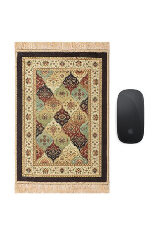 Black Decorative Small Carpet Mousepad 