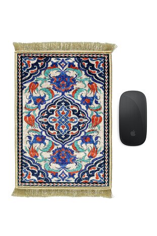 Black Decorative Small Carpet Mousepad 