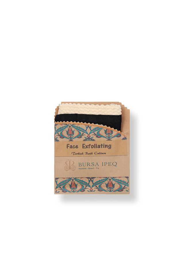 Black Facial Scrub Peeling Glove - 2