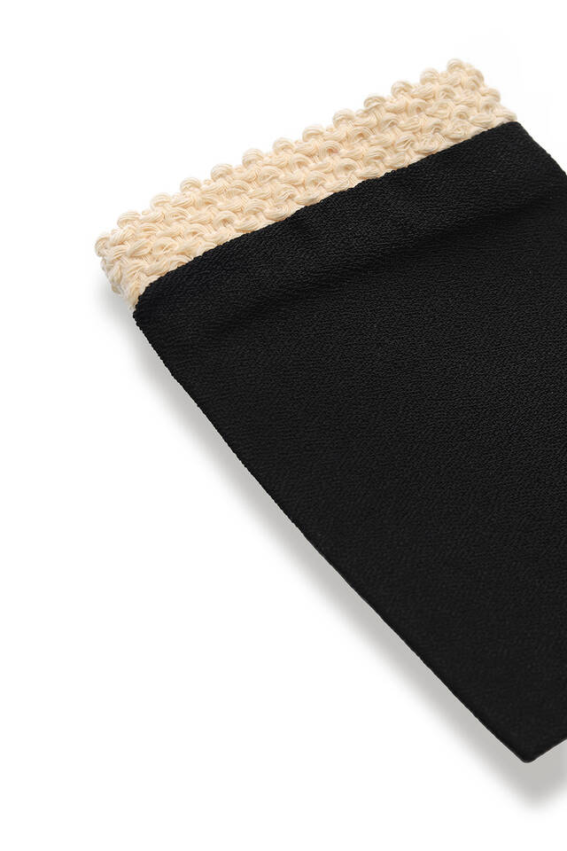 Black Facial Scrub Peeling Glove - 4