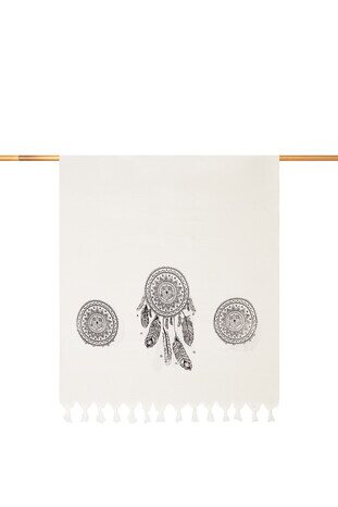 Black Mandala Bamboo Peshtemal 