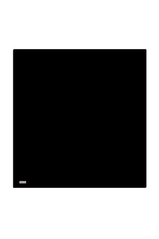 Black Solid Color Sura Silk Square Scarf 