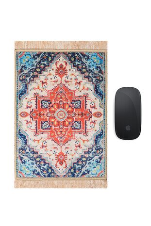 Blue Decorative Small Carpet Mousepad 