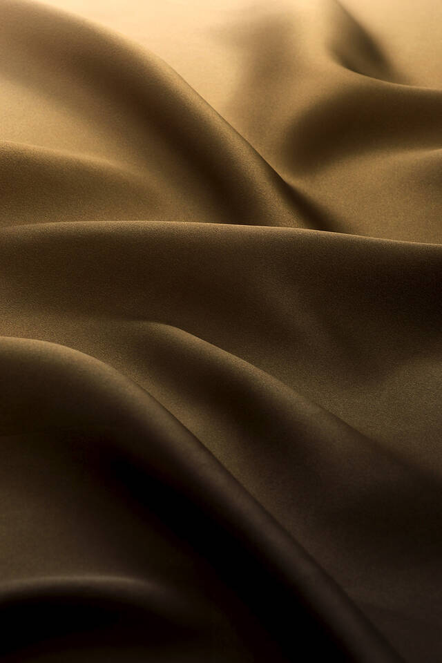 Brown Beige Gradient Sura Silk Square Scarf - 3