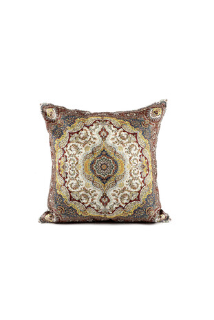 Brown Velvet Throw Pillow 