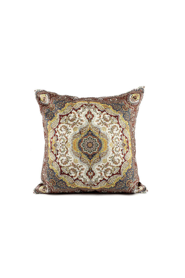 Brown Velvet Throw Pillow 