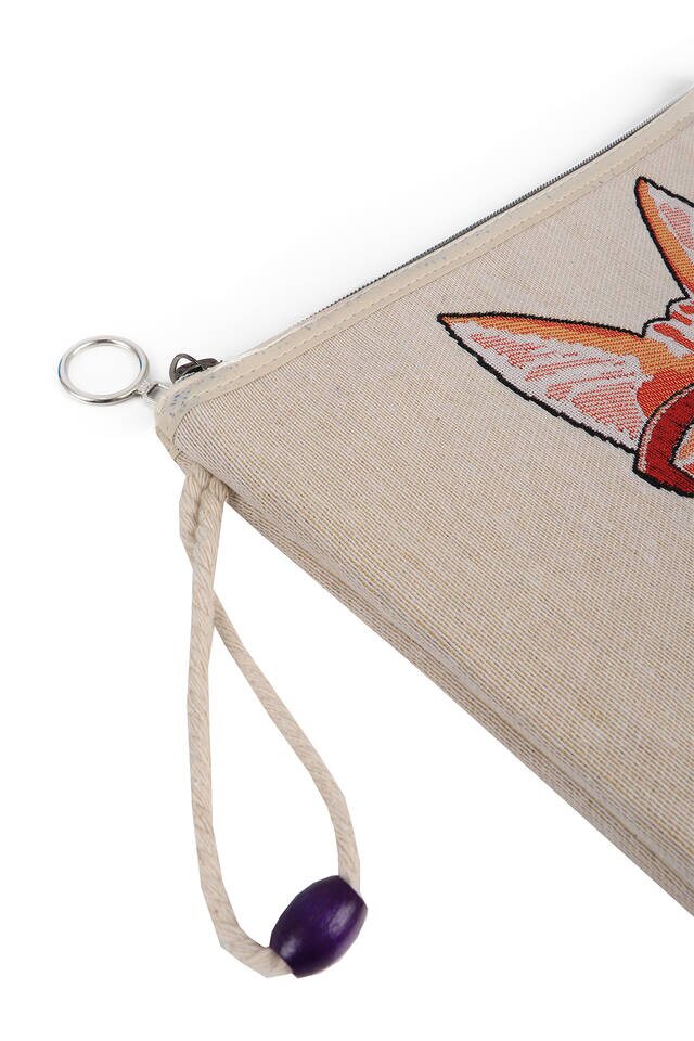 Cat Pattern Tapestry Handbag - 2
