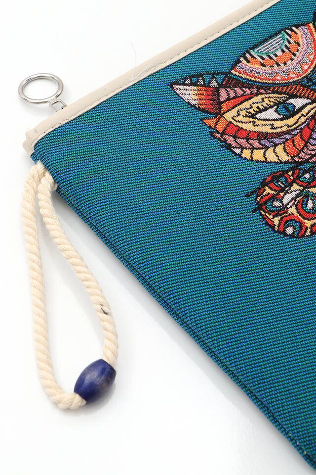 Cat Pattern Tapestry Handbag - 2