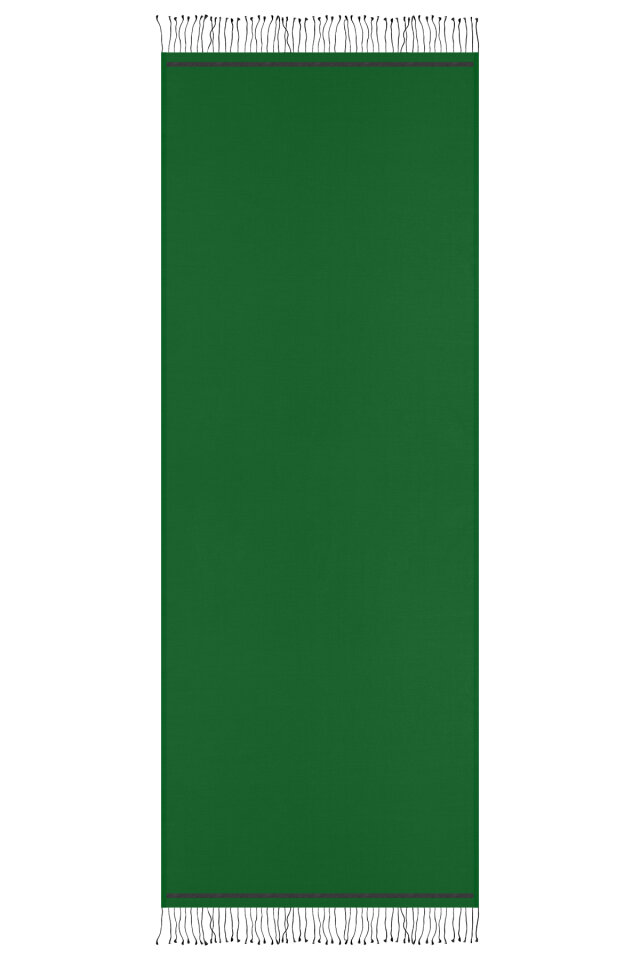 Benetton Siyah Çift Taraflı İpek Şal - 4