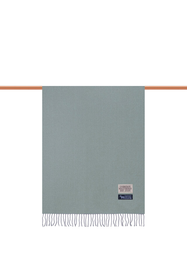 Mint Çift Taraflı Kışlık Şal - 2