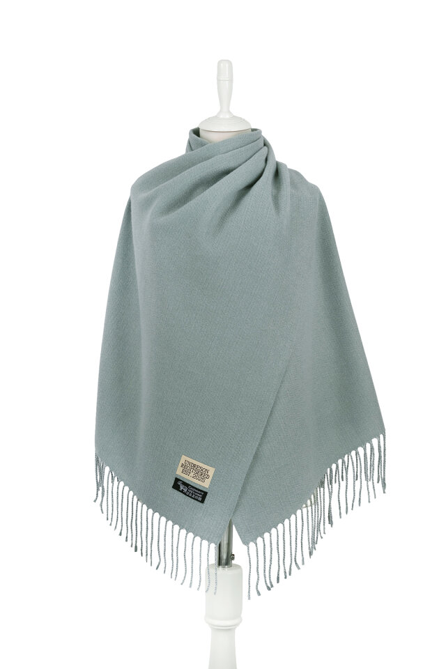 Mint Çift Taraflı Kışlık Şal - Bursa İpek