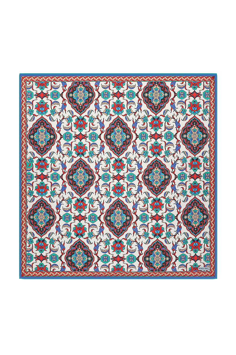 Somon Çini Desen Soft Eşarp